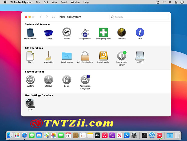 TinkerTool System Mac