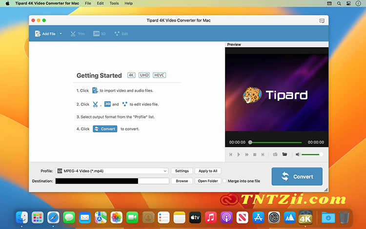 Tipard 4K Video Converter Mac